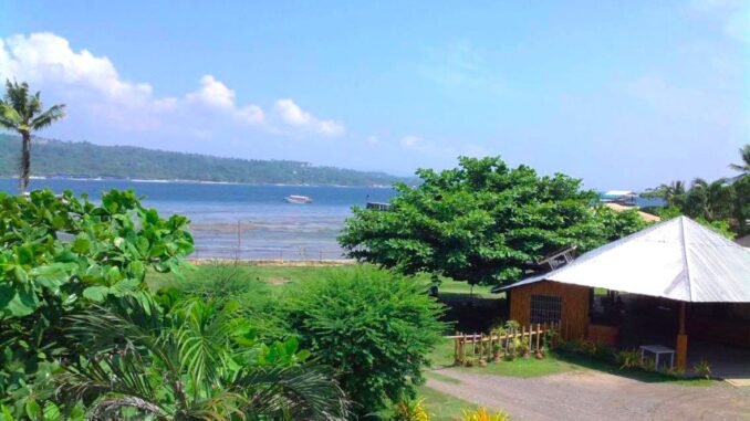 オーシャンビューのレストラン