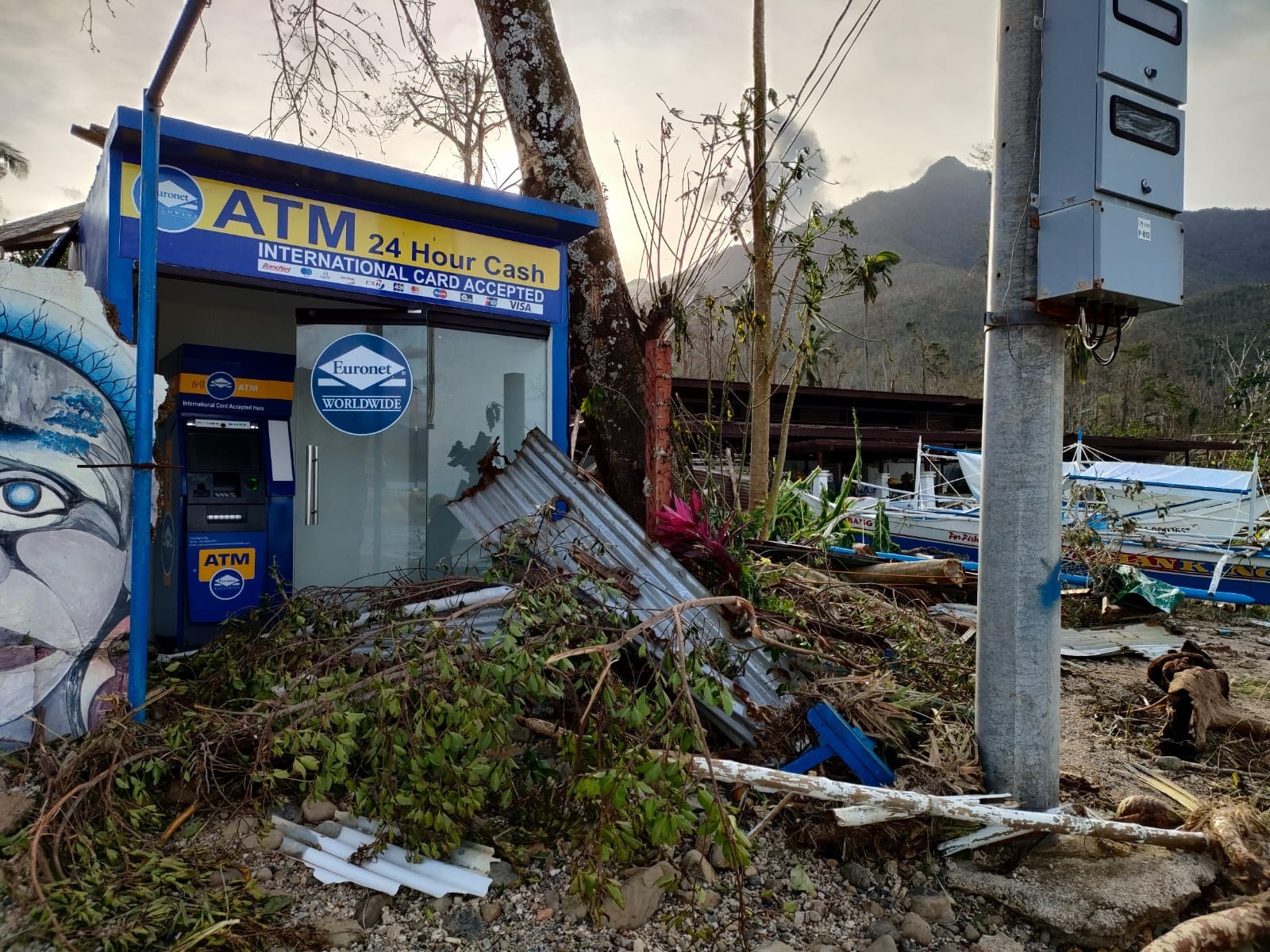 台風被災地：パラワン