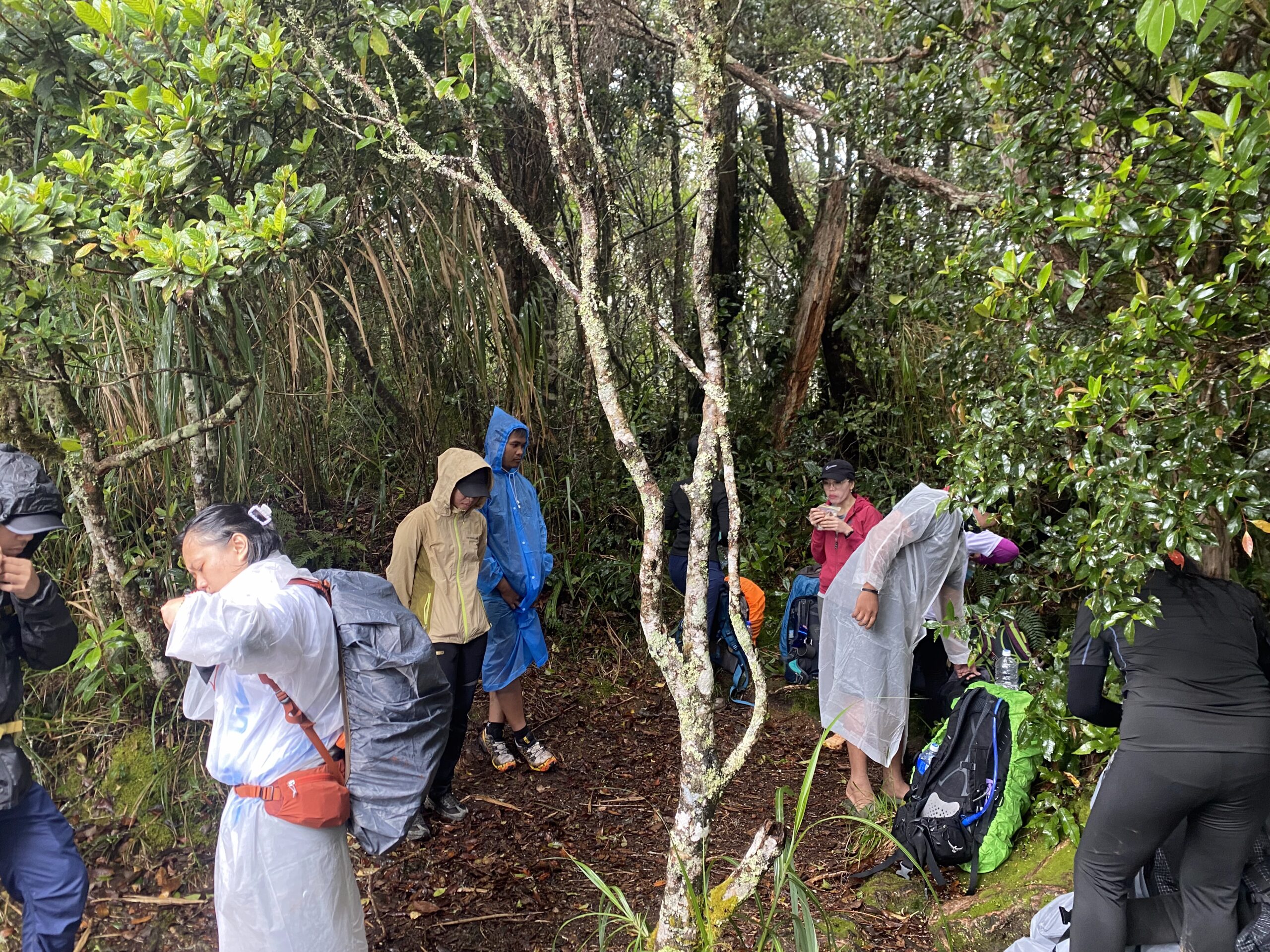 キタングラッド山　登山　休憩