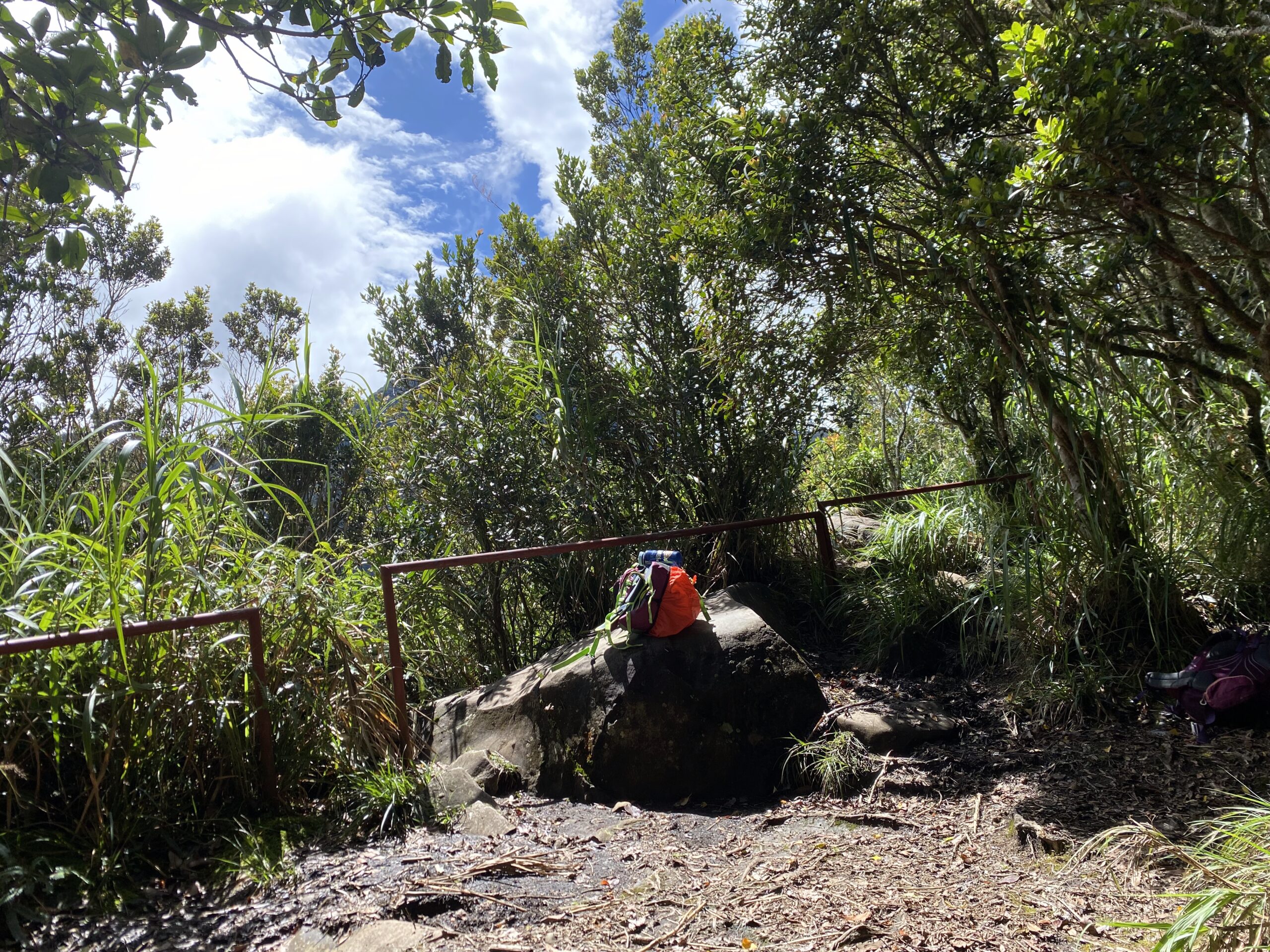 キタングラッド山 登山 休憩