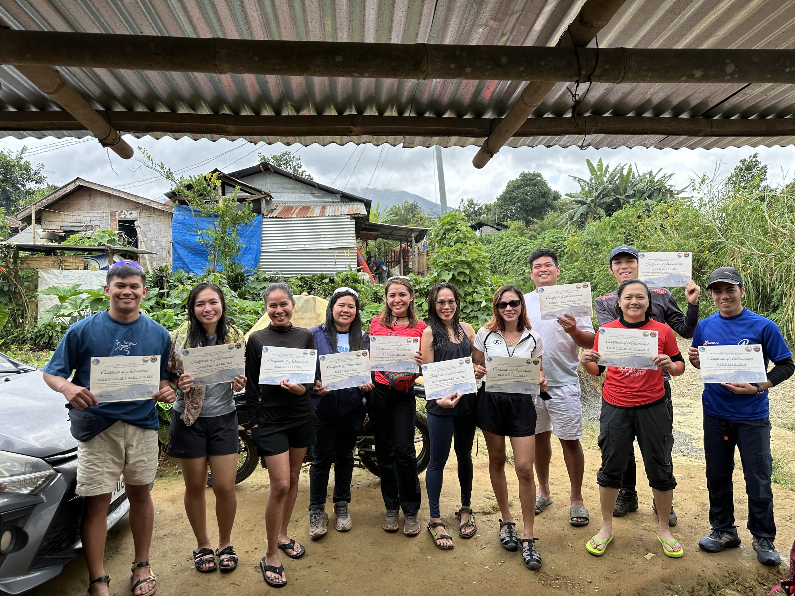 キタングラッド山 登山 証明書