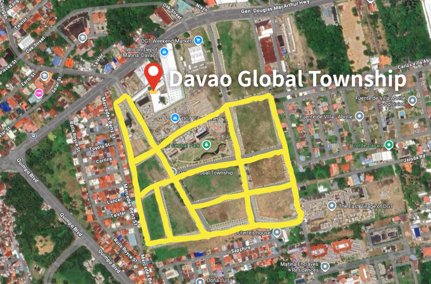 Davao Global Township ランニングスポット