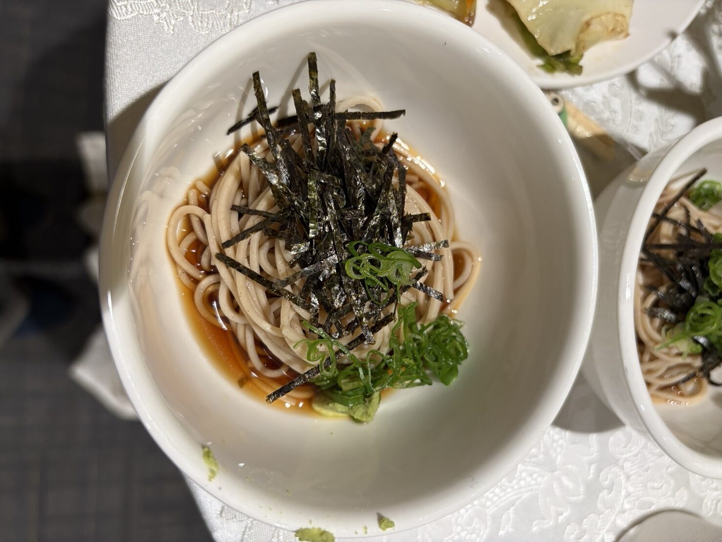 新年祝賀レセプション　邦人　お蕎麦