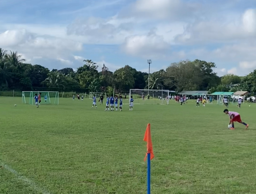 サッカー試合会場