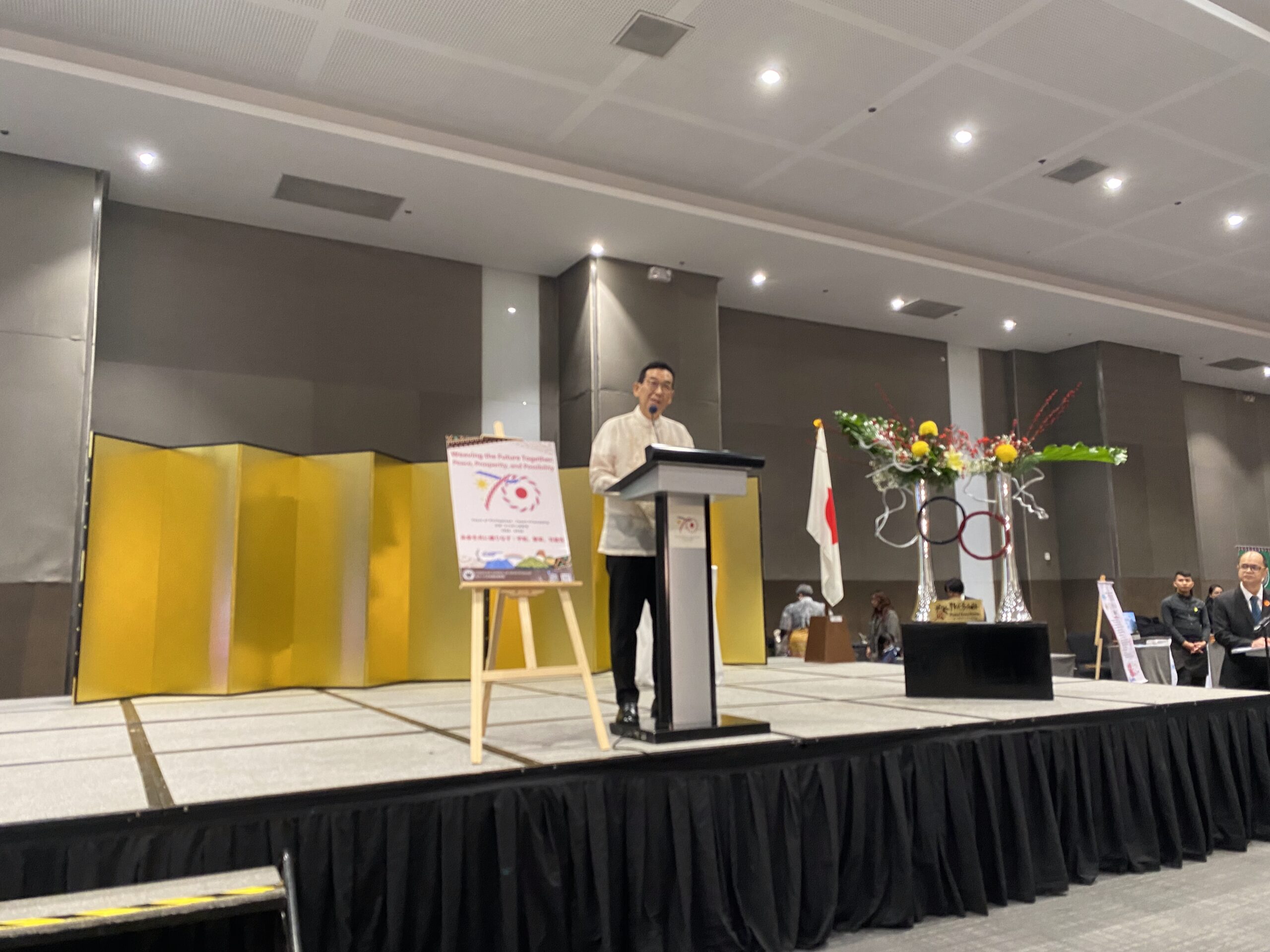 小野総領事 天皇レセプション