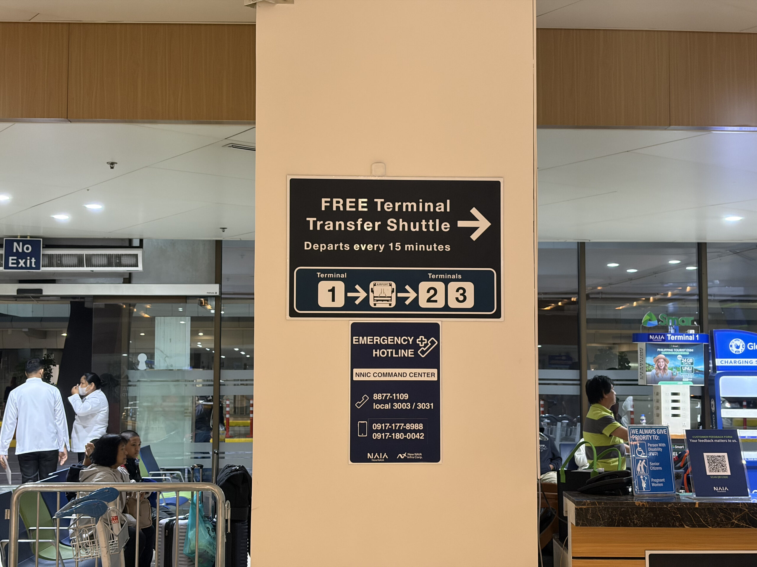 マニラ　ニノイ・アキノ国際空港T1