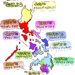 フィリピン言語マップ